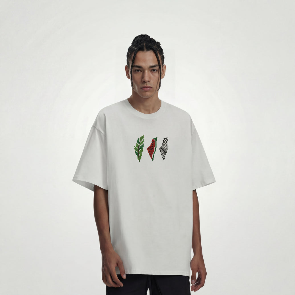3X PALESTINE OVERSIZED T-SHIRT