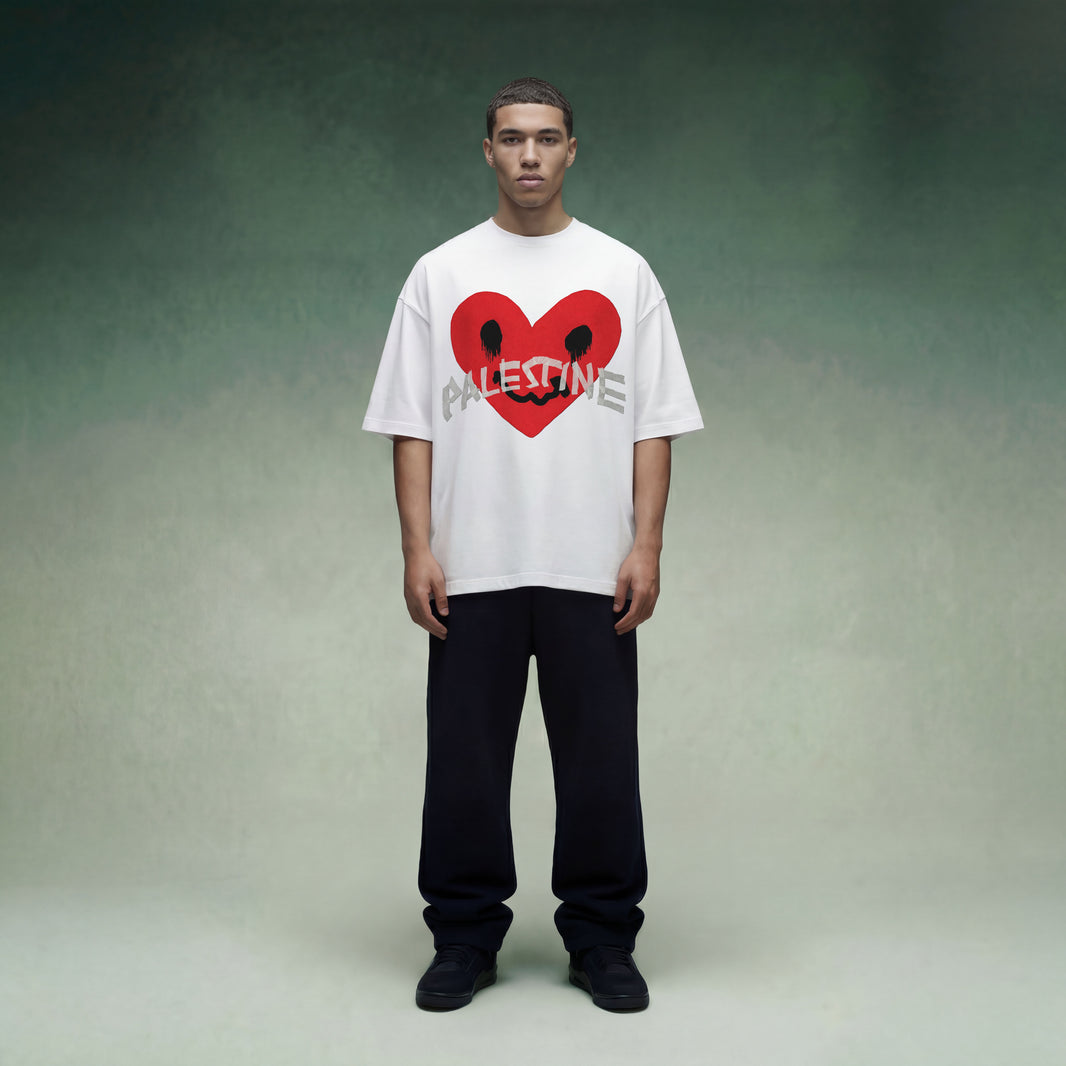 HEART BROKEN OVERSIZED T-SHIRT