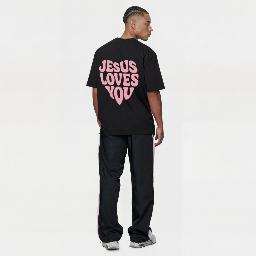 JESUS LOVES YOU OVERSIZED T-SHIRT