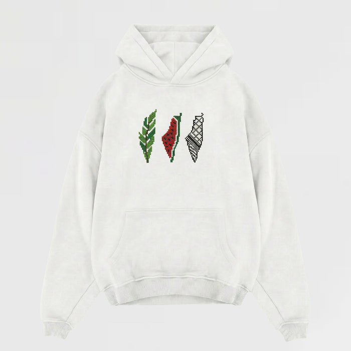 3X PALESTINE OVERSIZED HOODIE