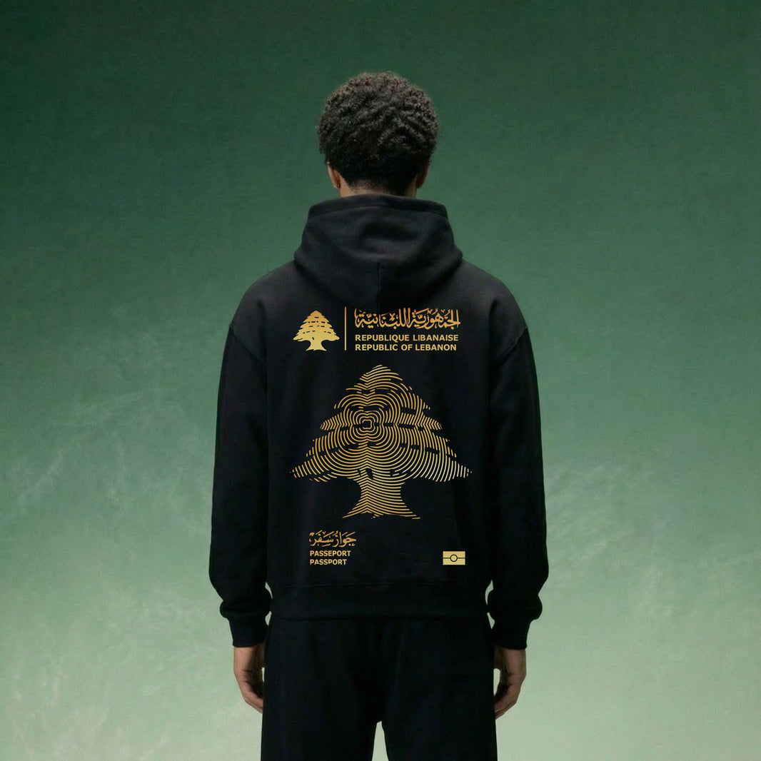 LIBAN PASSPORT OVERSIZED HOODIE