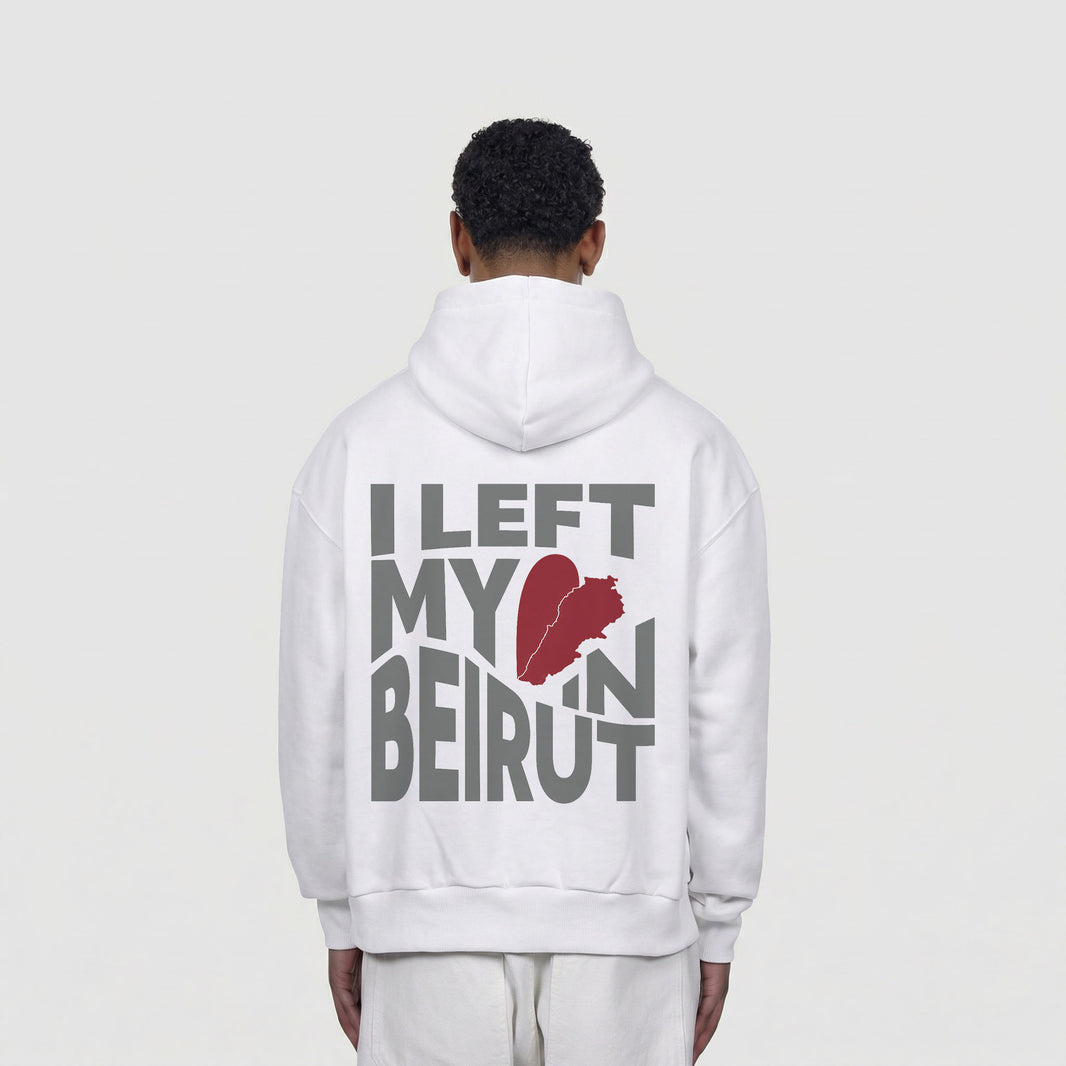 LEFT MY HEART OVERSIZED HOODIE