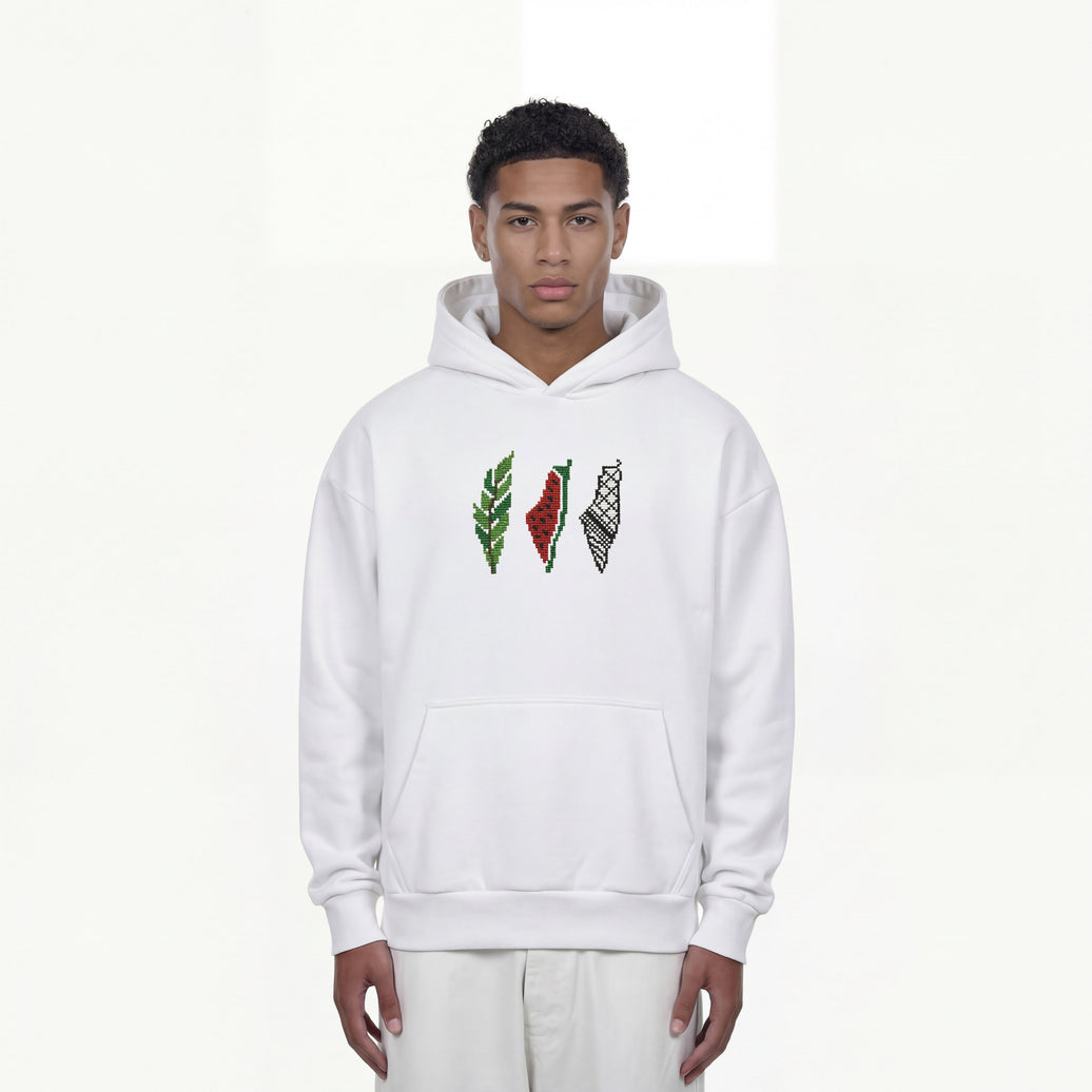 3X PALESTINE OVERSIZED HOODIE