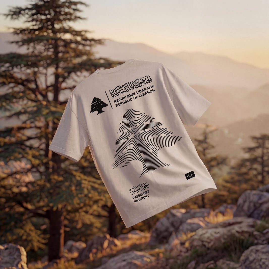 LIBAN PASSPORT 2 OVERSIZED T-SHIRT