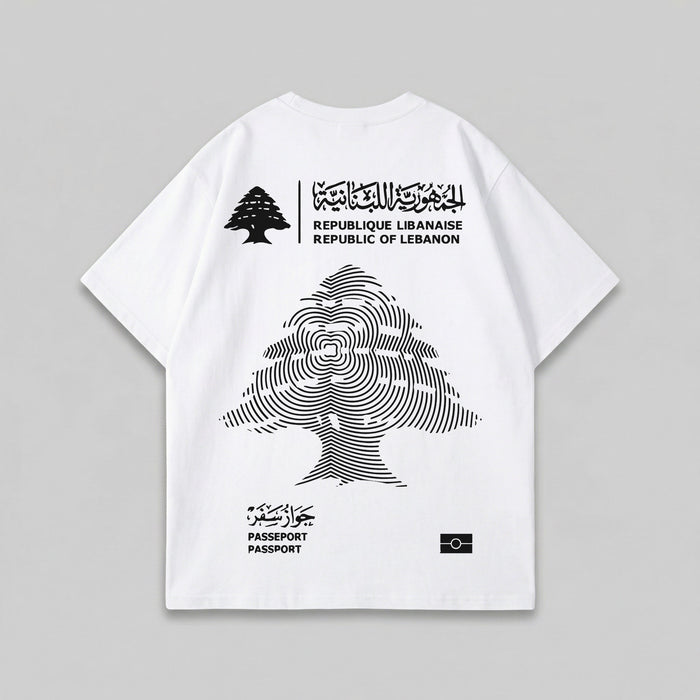 LIBAN PASSPORT 2 OVERSIZED T-SHIRT