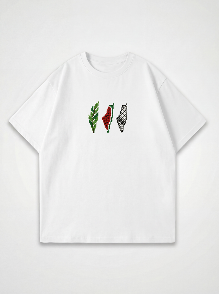 3X PALESTINE OVERSIZED T-SHIRT