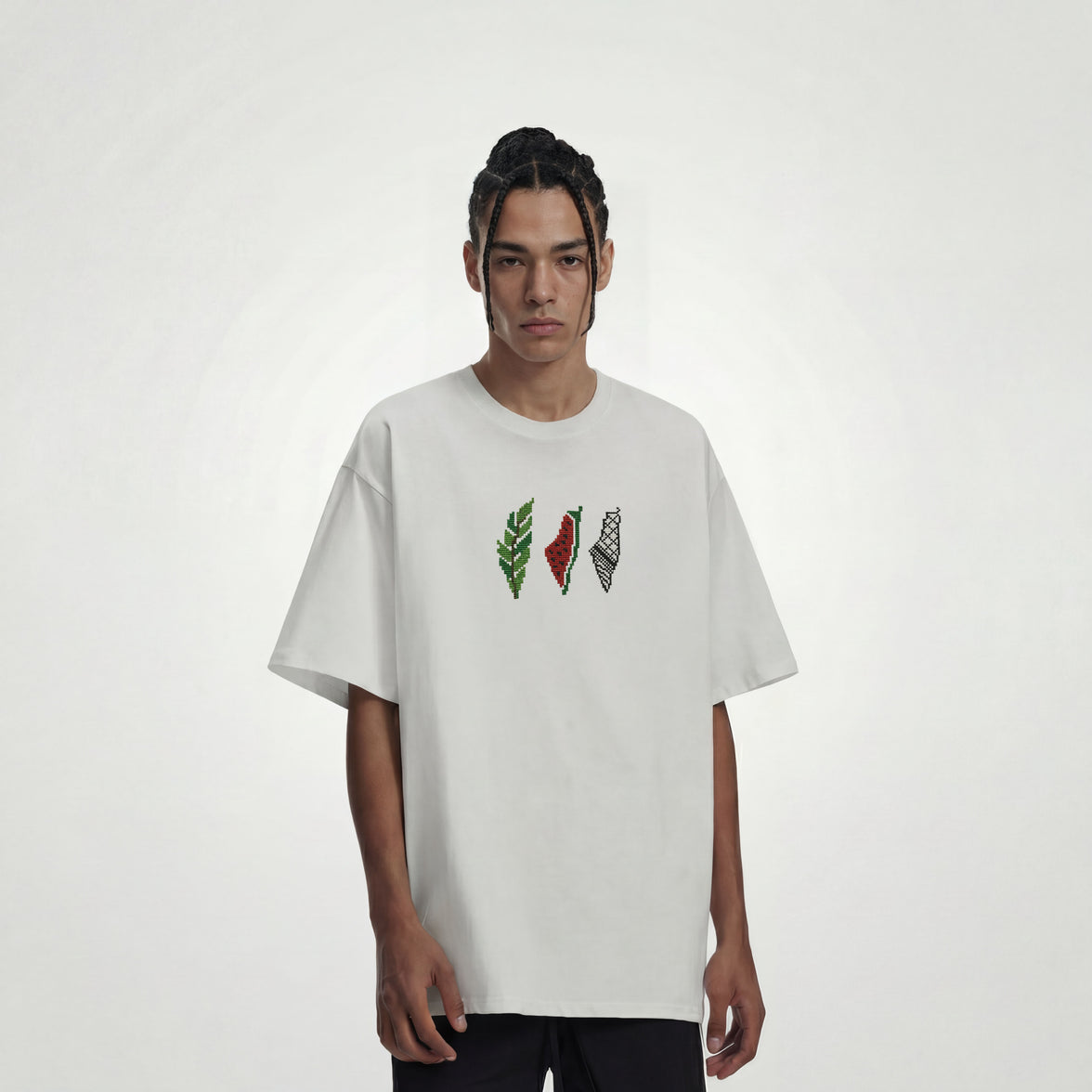 3X PALESTINE OVERSIZED T-SHIRT