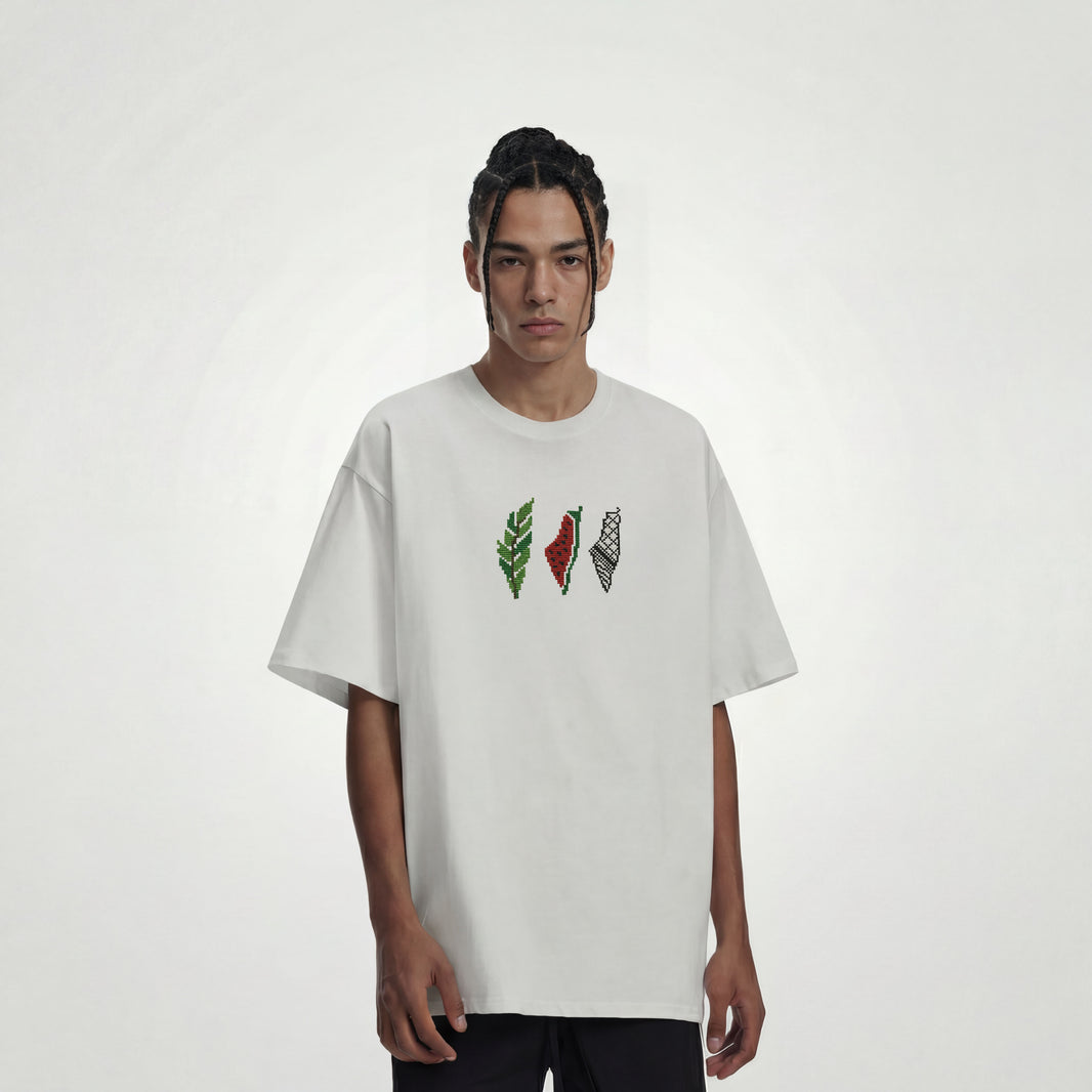 3X PALESTINE OVERSIZED T-SHIRT