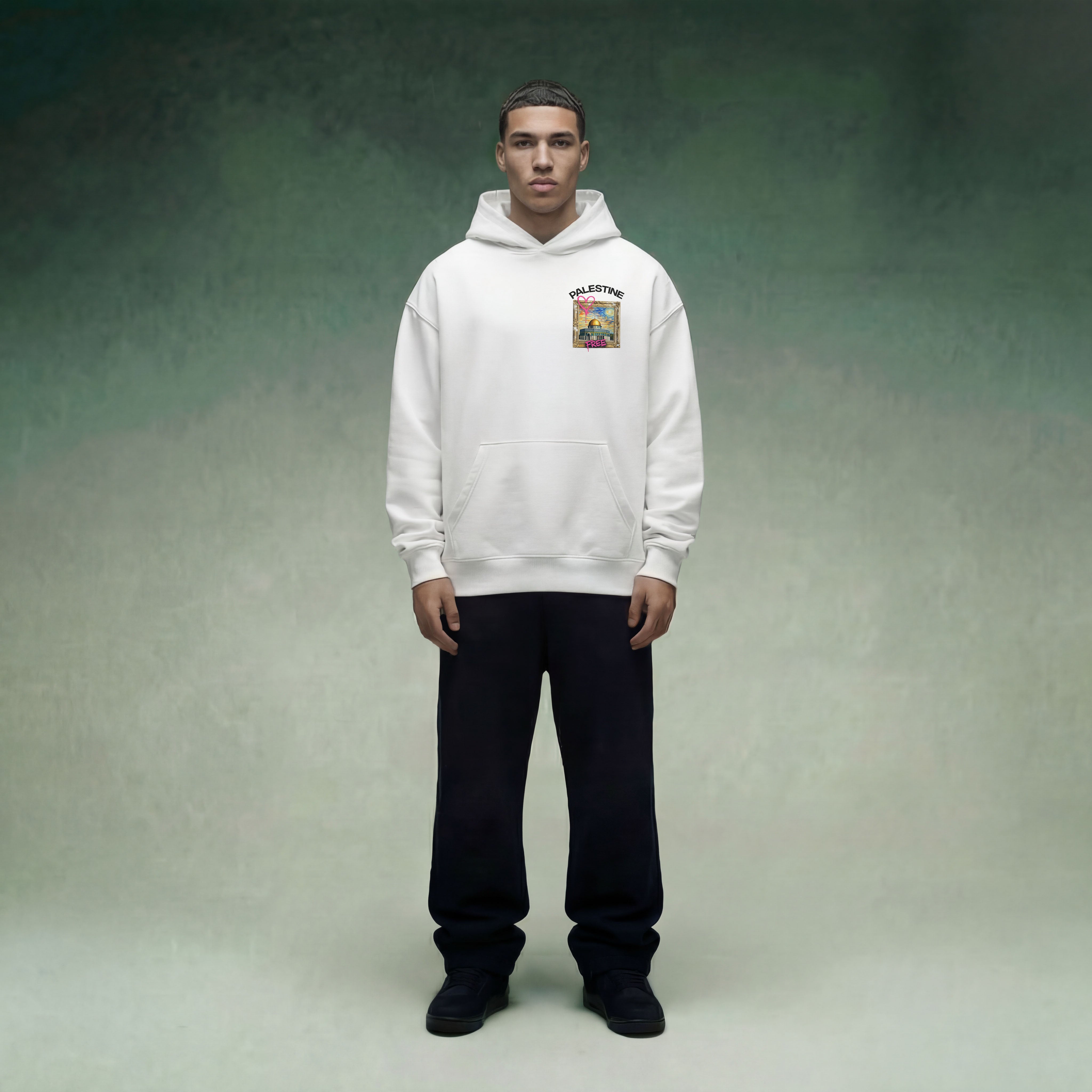 FREE PALESTINE OVERSIZED HOODIE