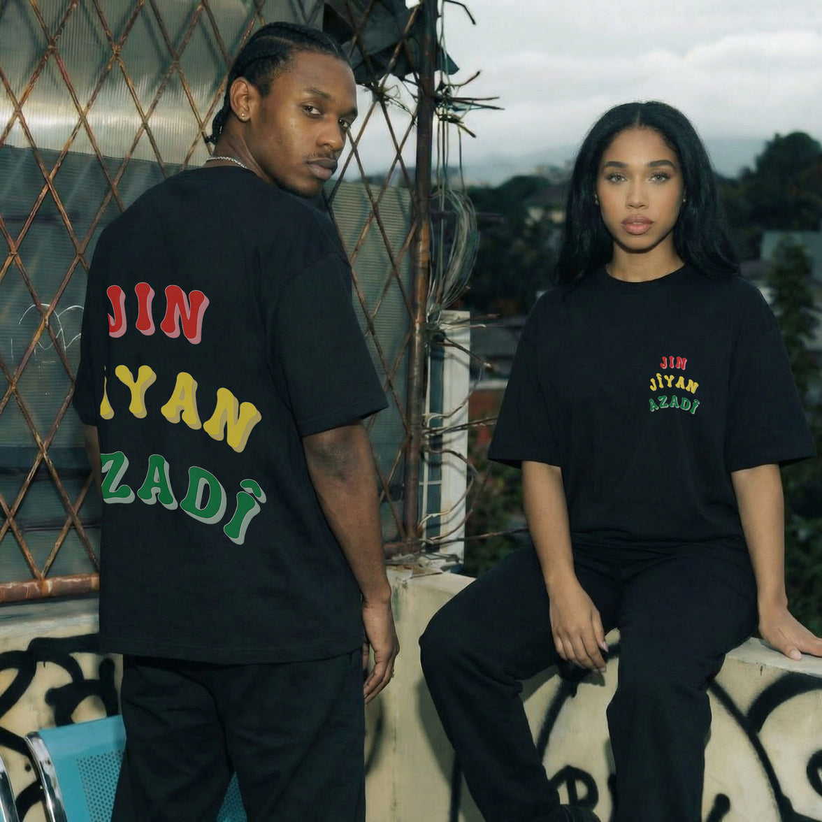 JIN JÎYAN AZADÎ OVERSIZED T-SHIRT