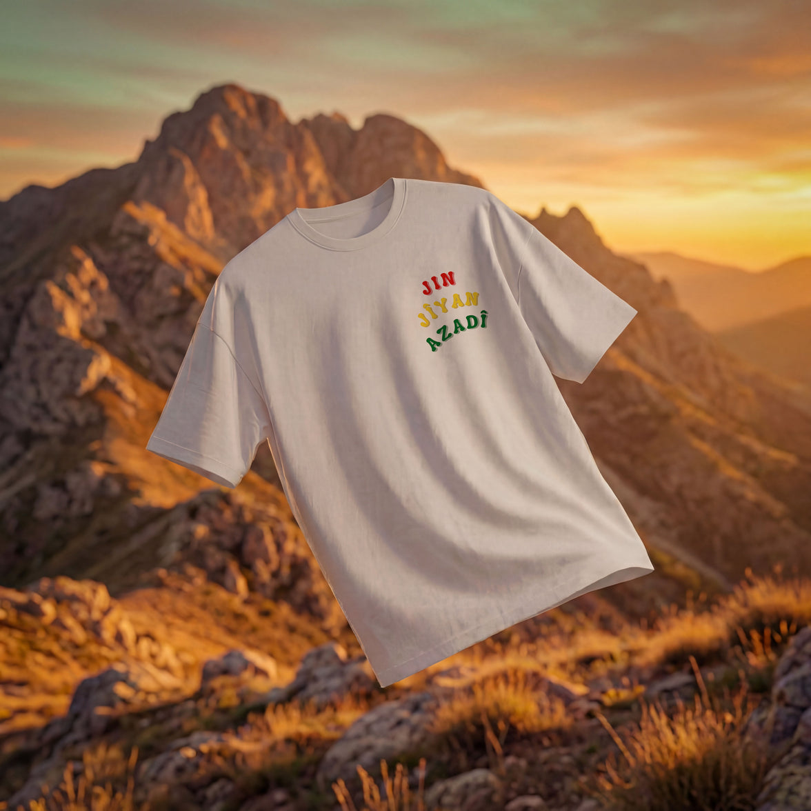 JIN JÎYAN AZADÎ OVERSIZED T-SHIRT