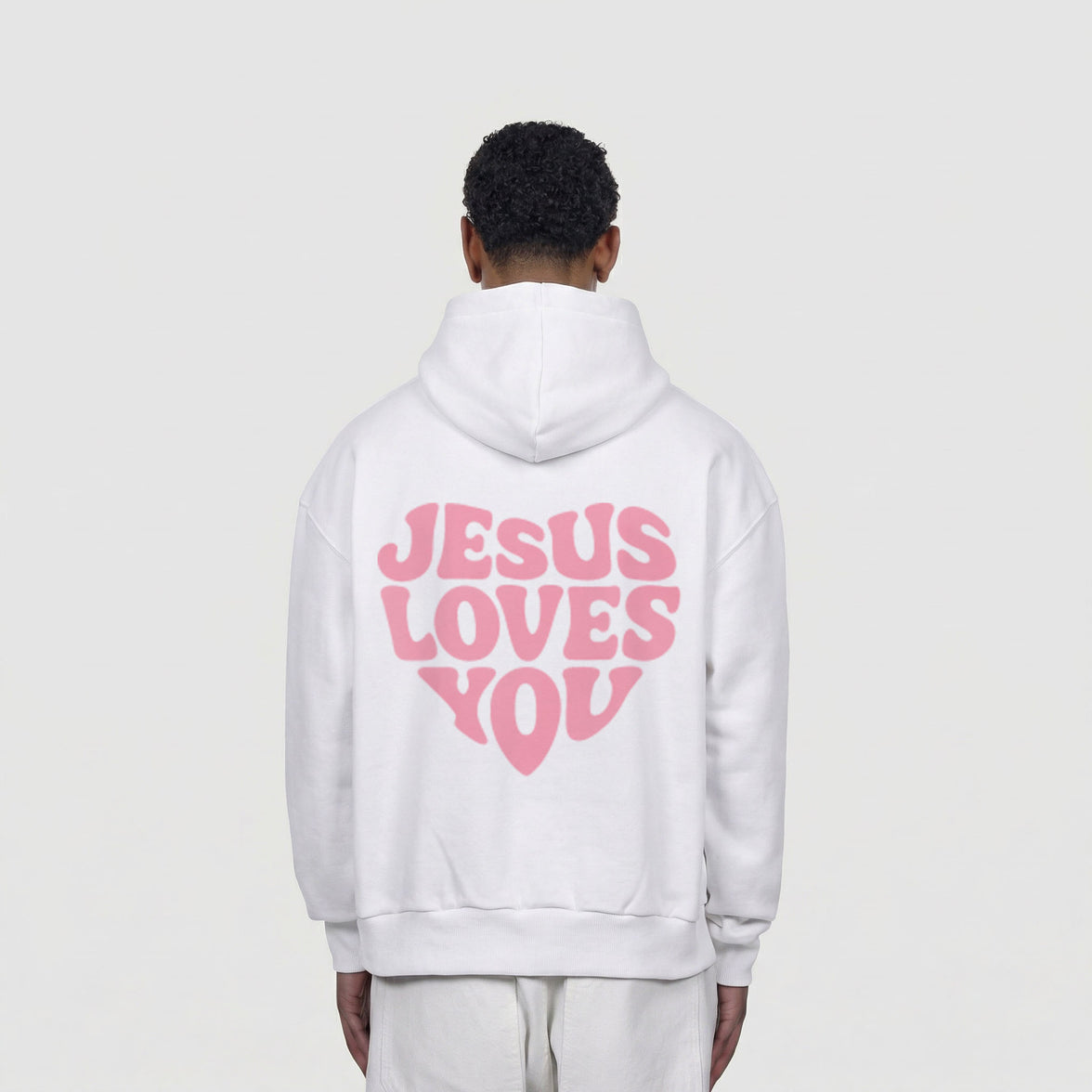 JESUS ​​LOVES YOU OVERSIZED HOODIE