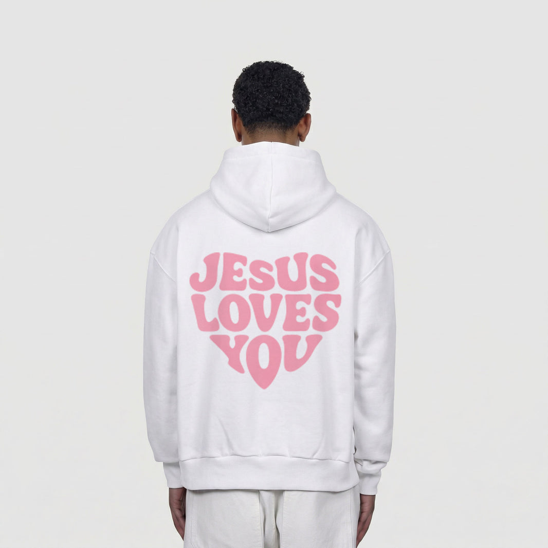 JESUS ​​LOVES YOU OVERSIZED HOODIE