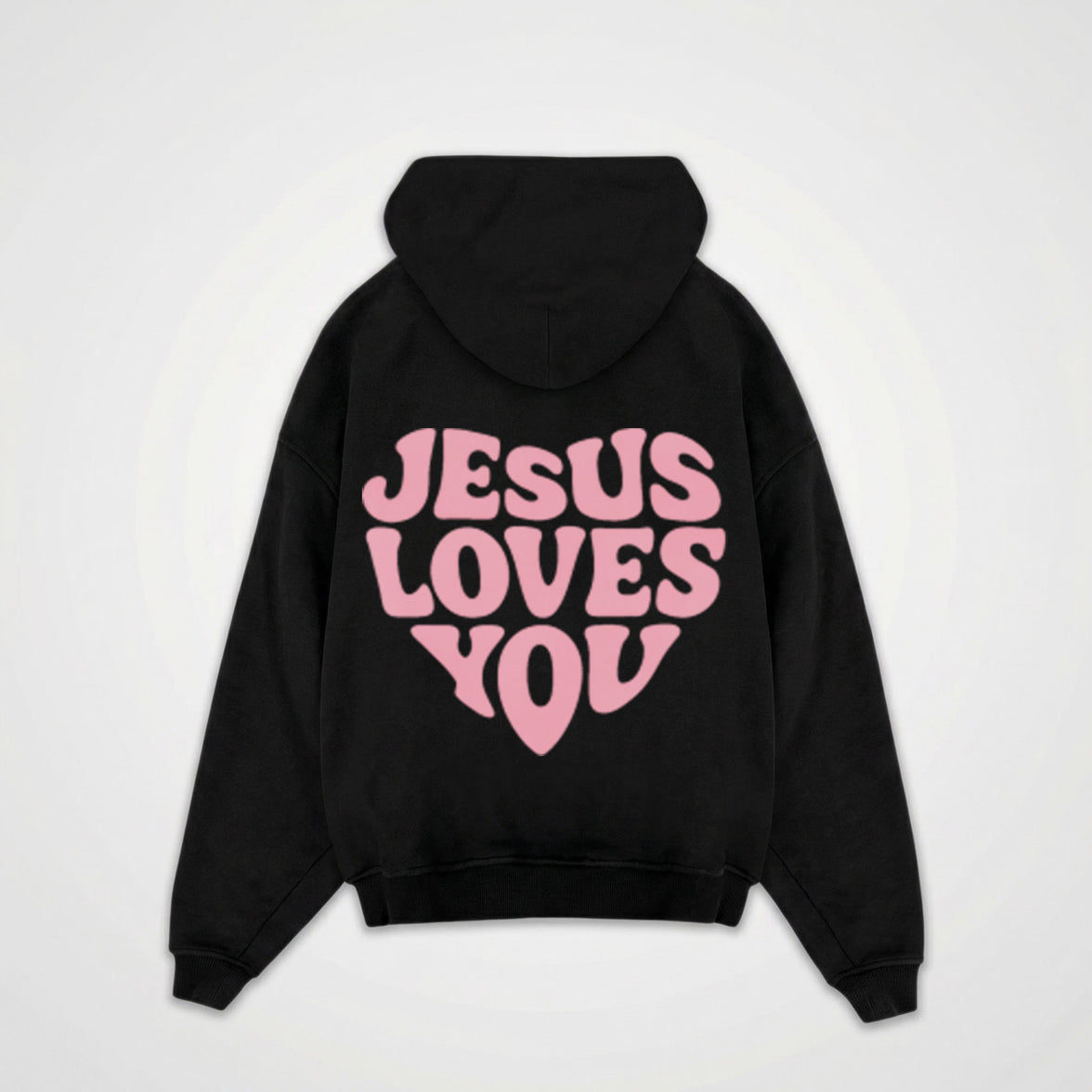 JESUS ​​LOVES YOU OVERSIZED HOODIE