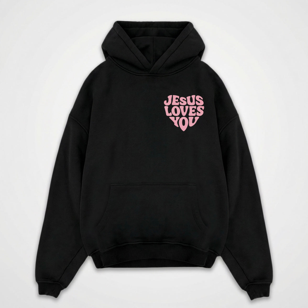 JESUS ​​LOVES YOU OVERSIZED HOODIE