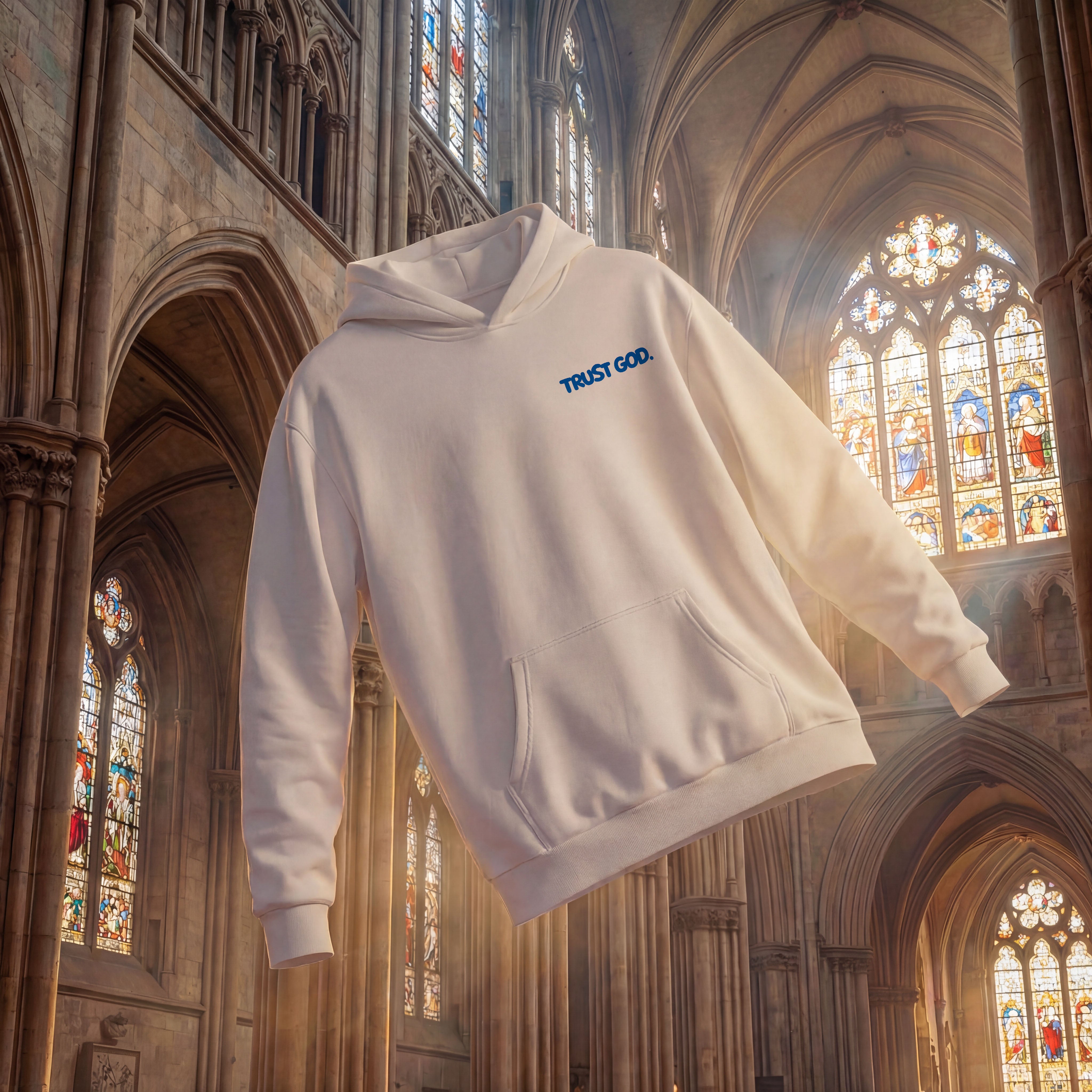 TRUST GOD OVERSIZED HOODIE
