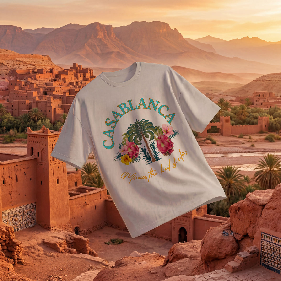 LAND OF COLORS OVERSIZED T-SHIRT