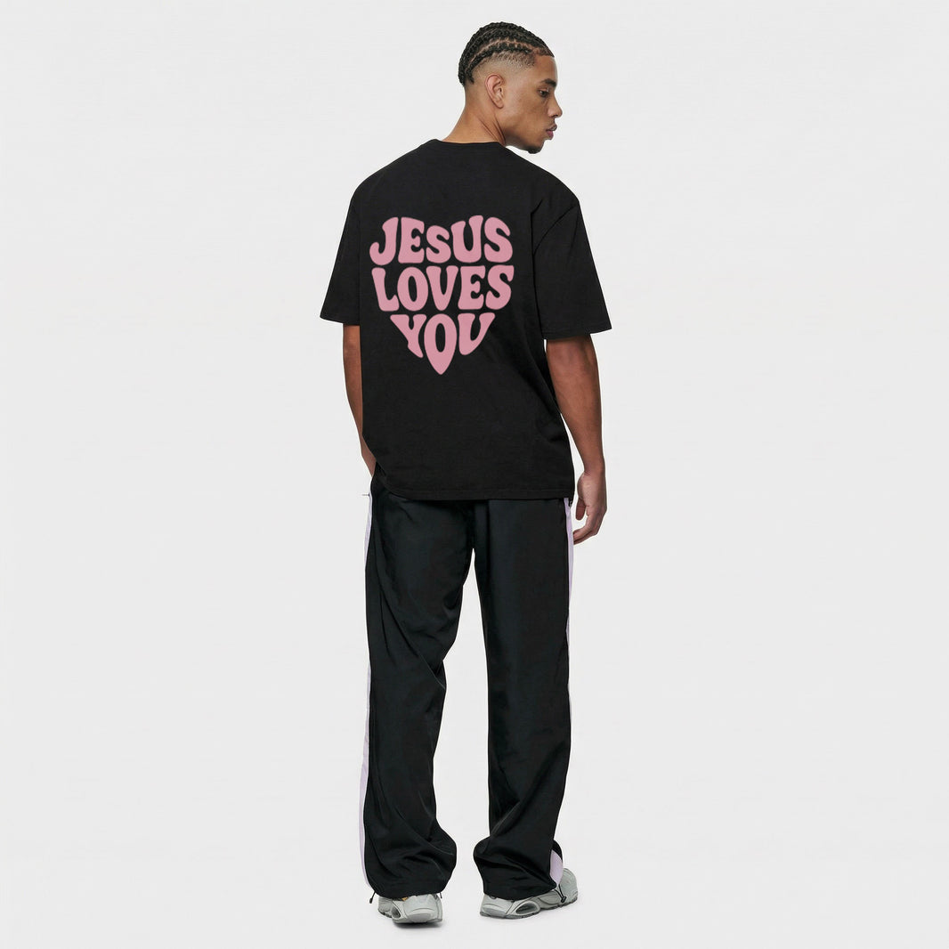 JESUS ​​LOVES YOU OVERSIZED T-SHIRT