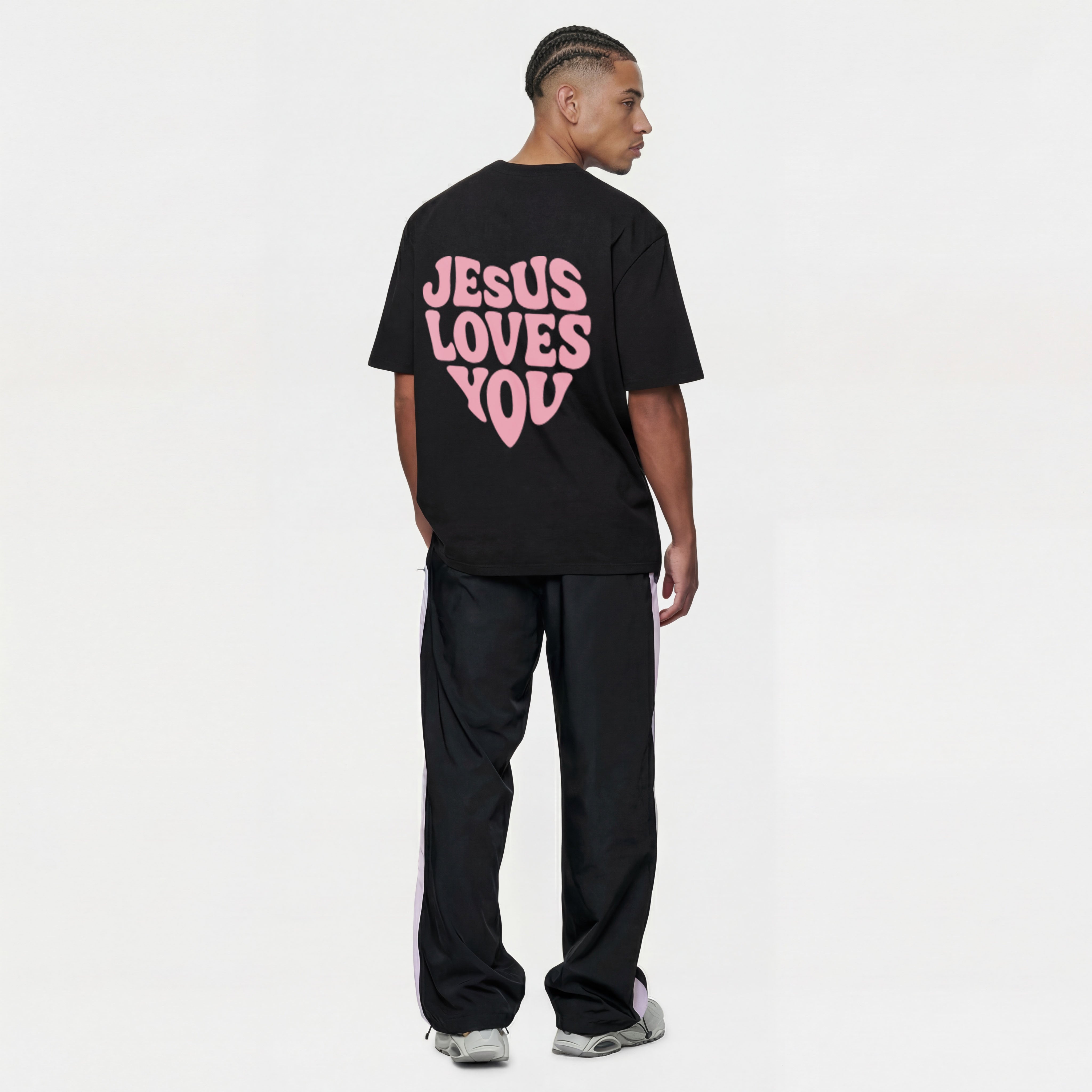 JESUS ​​LOVES YOU OVERSIZED T-SHIRT