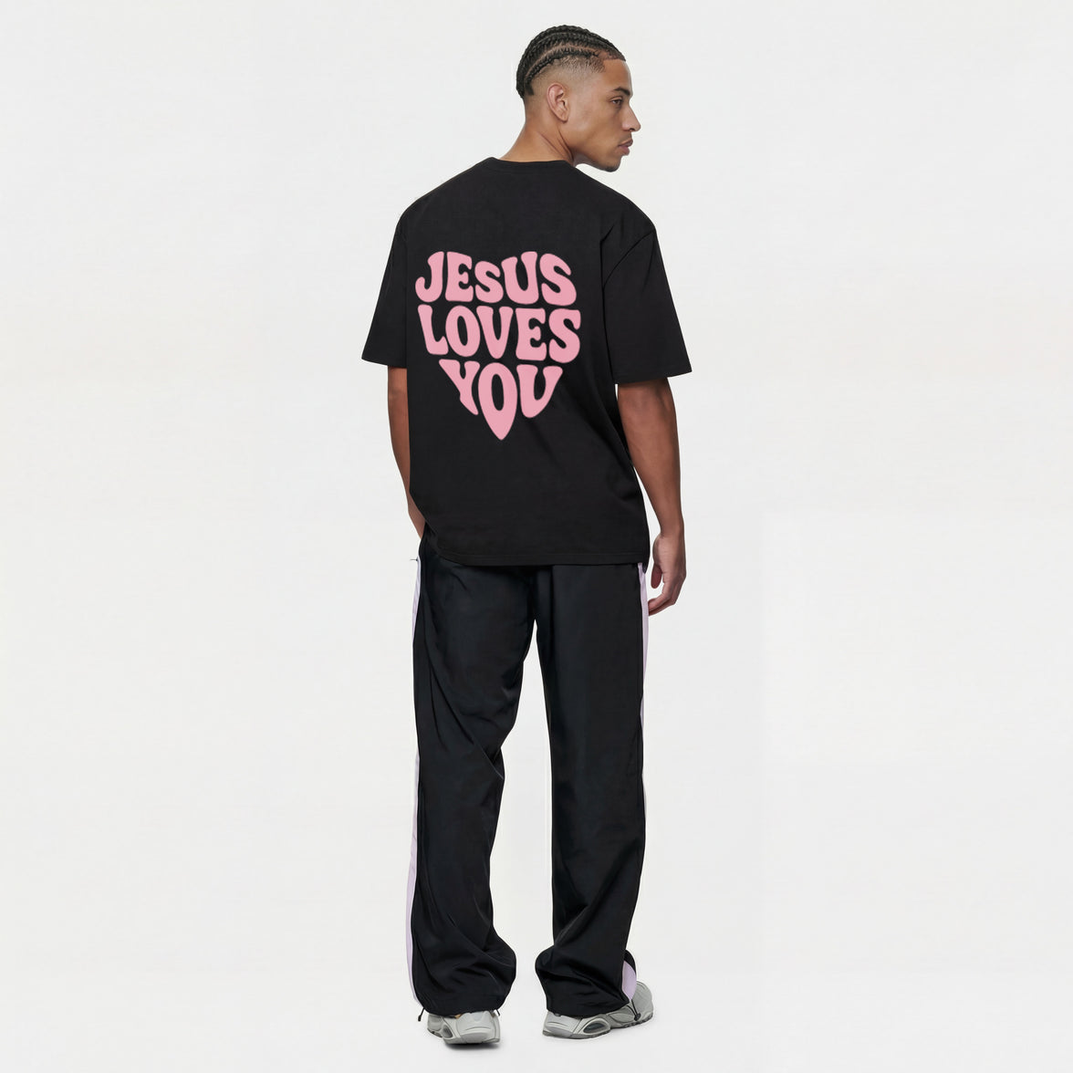 JESUS LOVES YOU OVERSIZED T-SHIRT