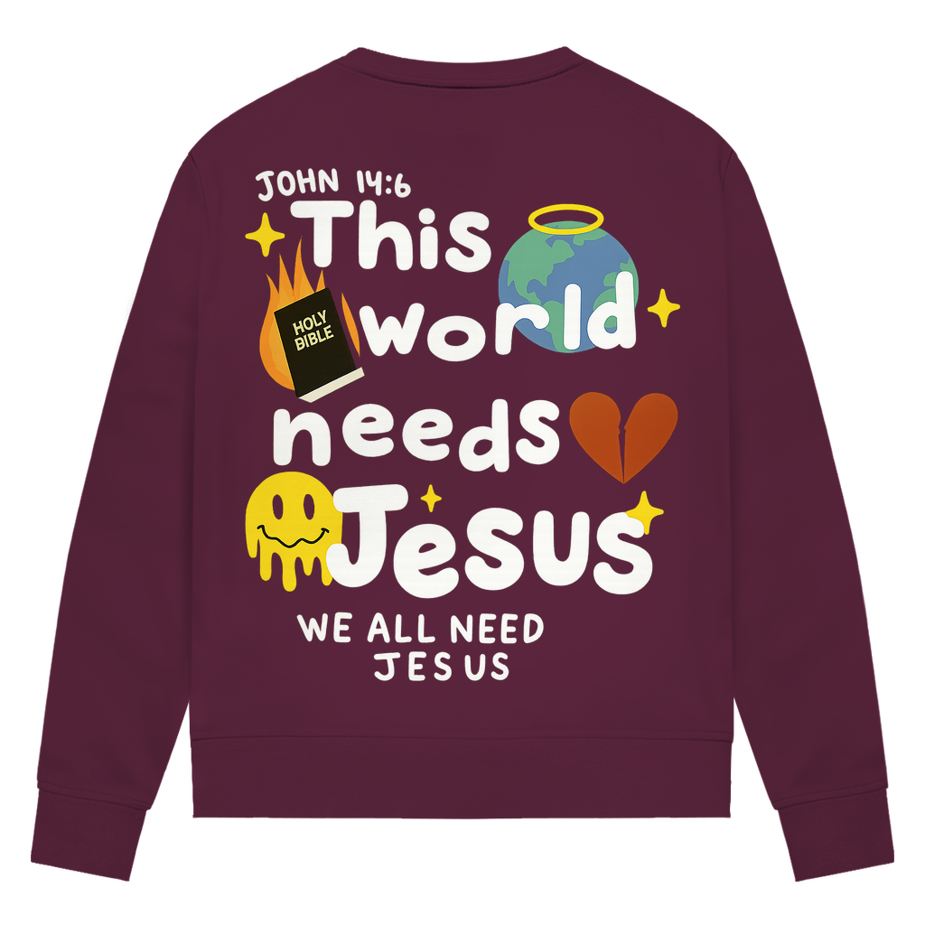 This world needs Jesus (BACKPRINT)