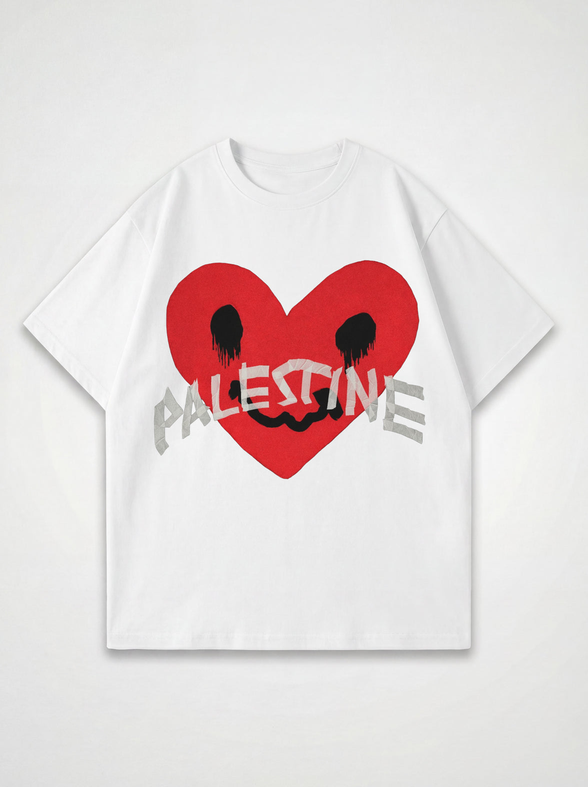 HEART BROKEN OVERSIZED T-SHIRT