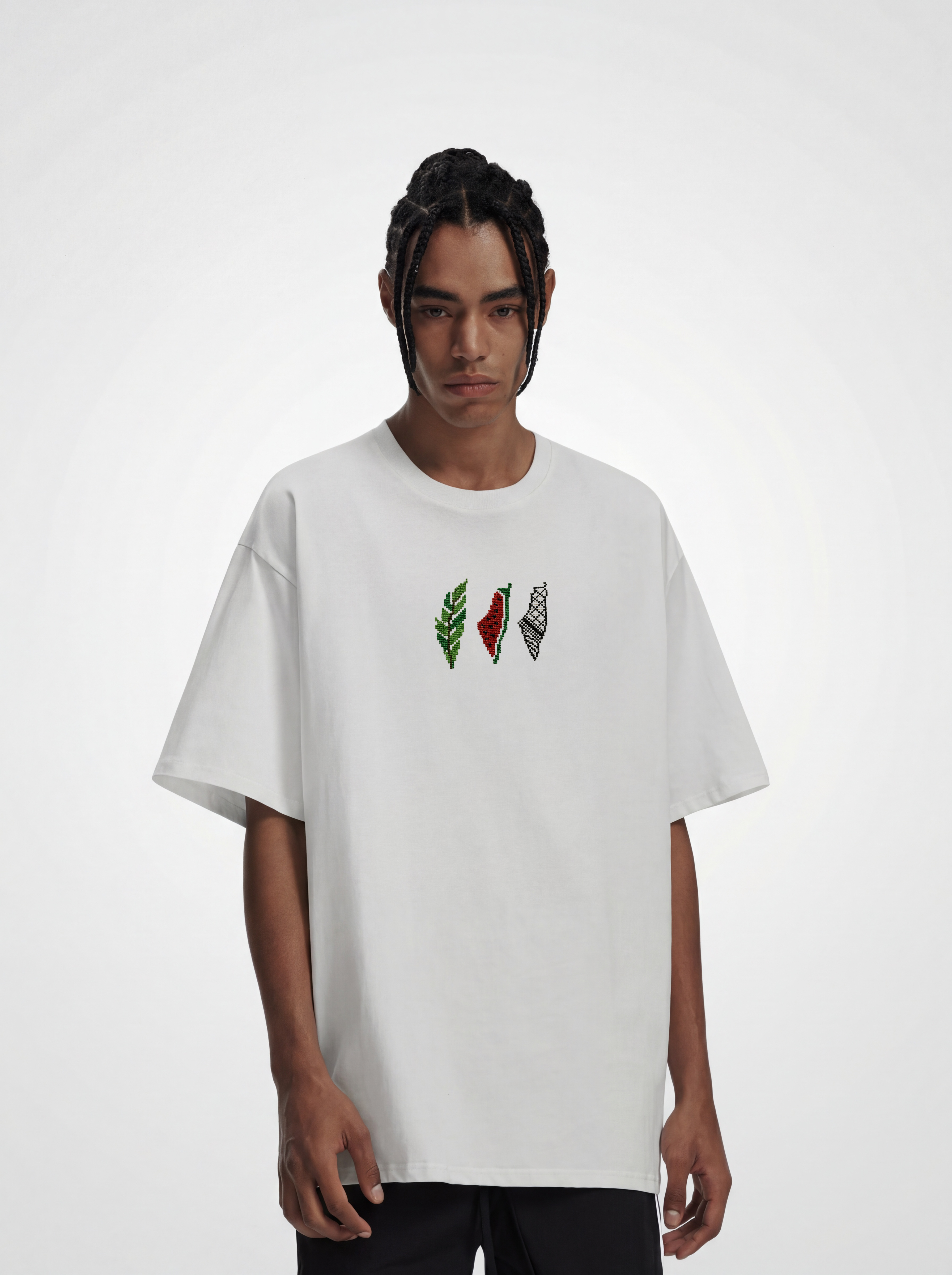 3X PALESTINE OVERSIZED T-SHIRT