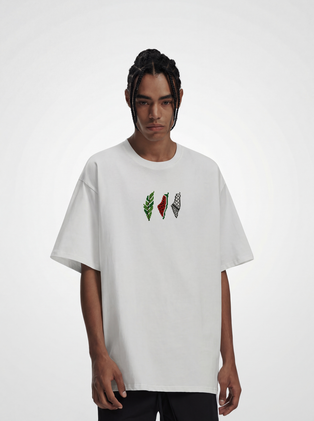 3X PALESTINE OVERSIZED T-SHIRT