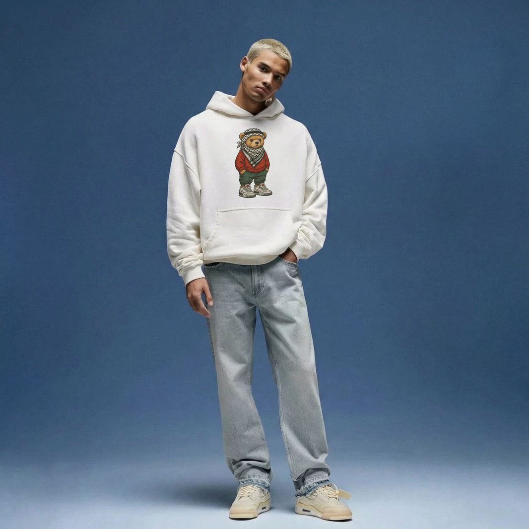 KUFFIYA TEDDY OVERSIZED HOODIE