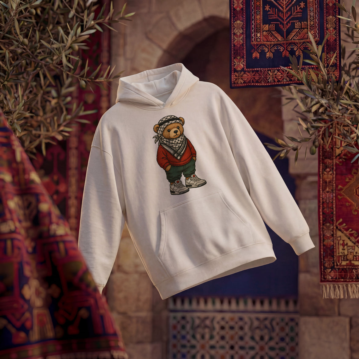 KUFFIYA TEDDY OVERSIZED HOODIE