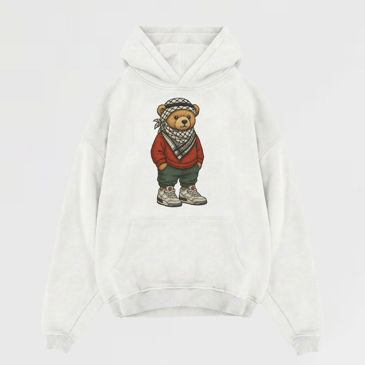 KUFFIYA TEDDY OVERSIZED HOODIE