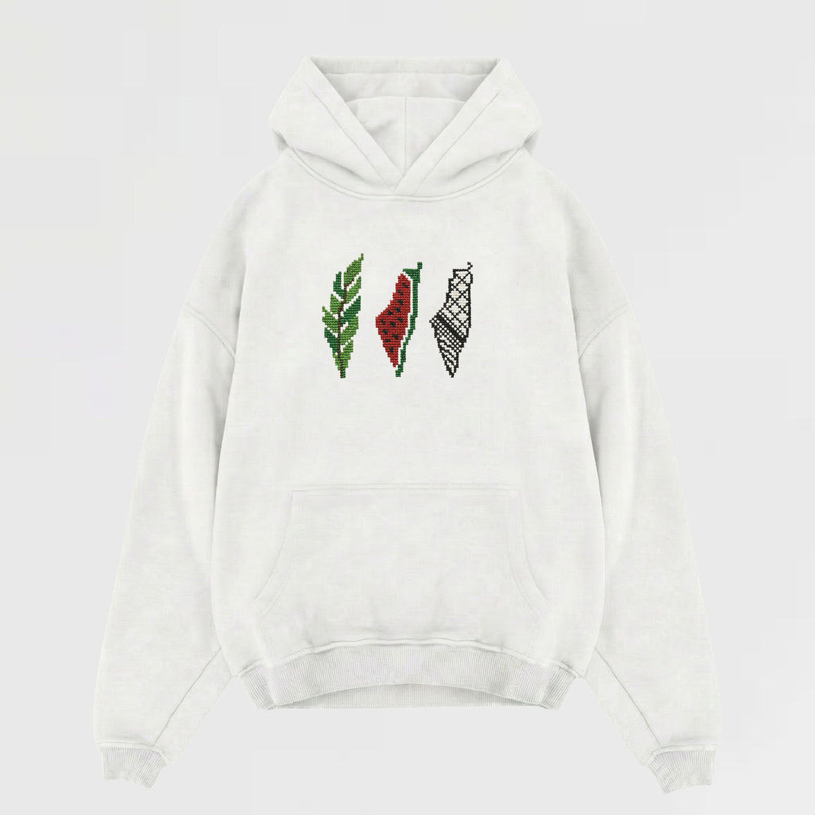 3X PALESTINE OVERSIZED HOODIE