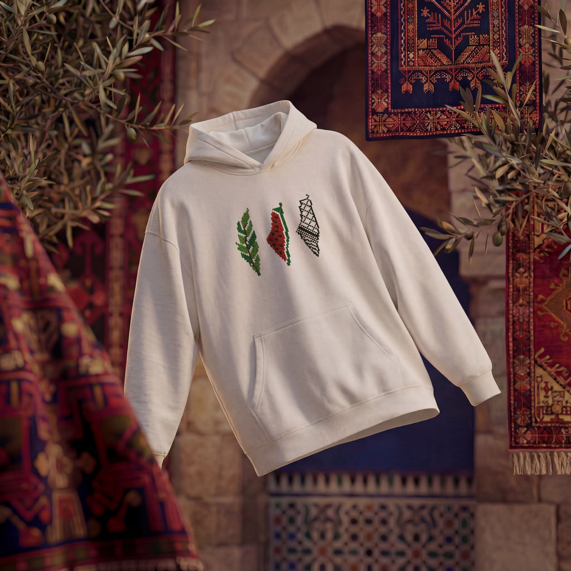 3X PALESTINE OVERSIZED HOODIE