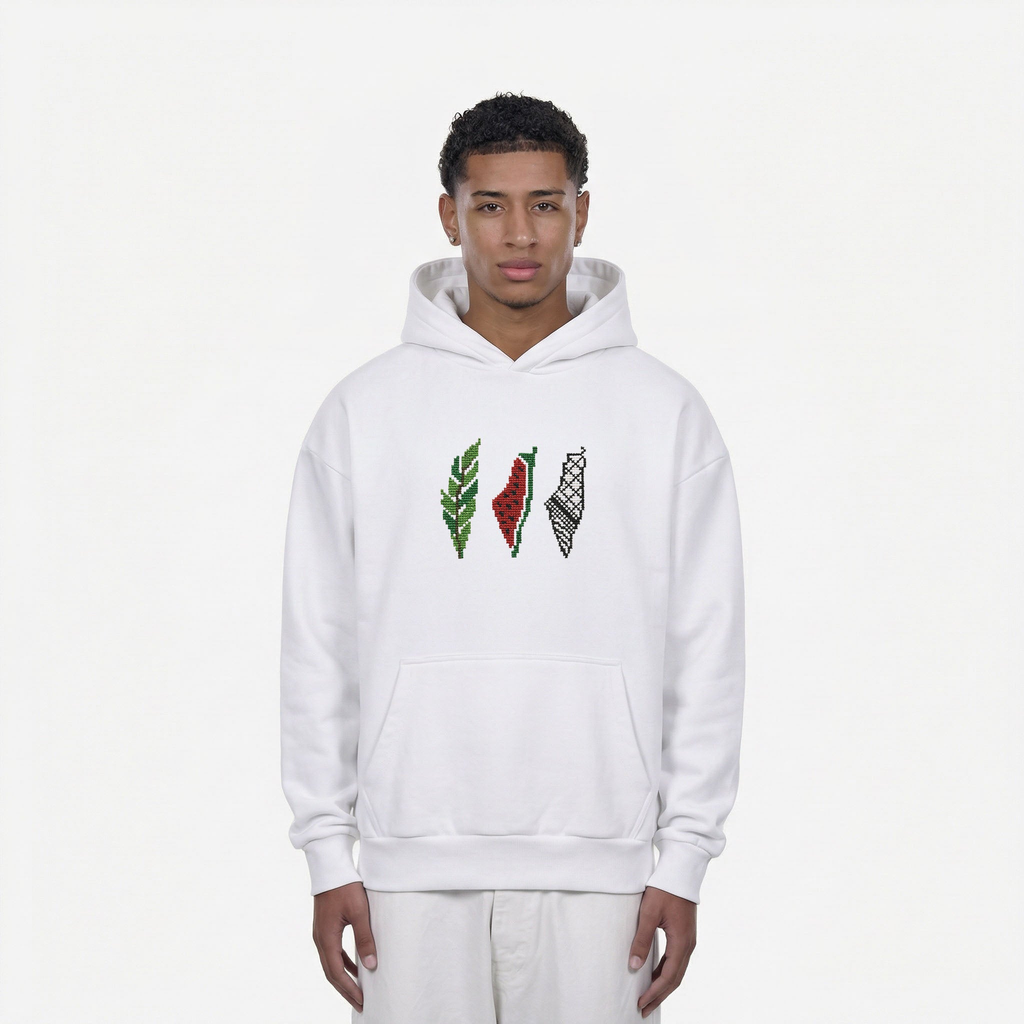 3X PALESTINE OVERSIZED HOODIE