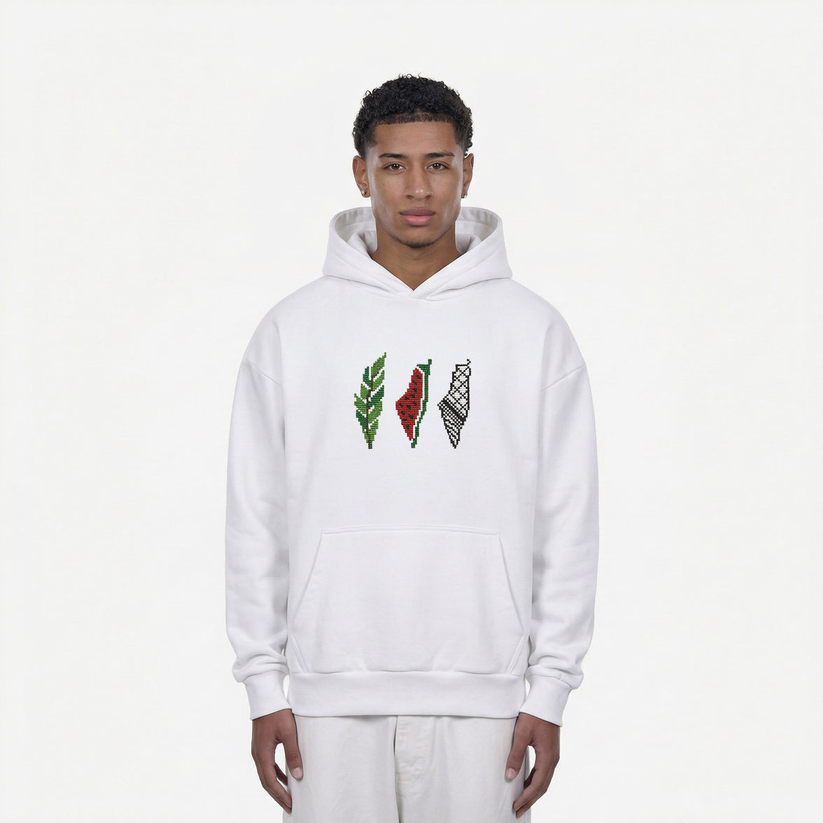 3X PALESTINE OVERSIZED HOODIE