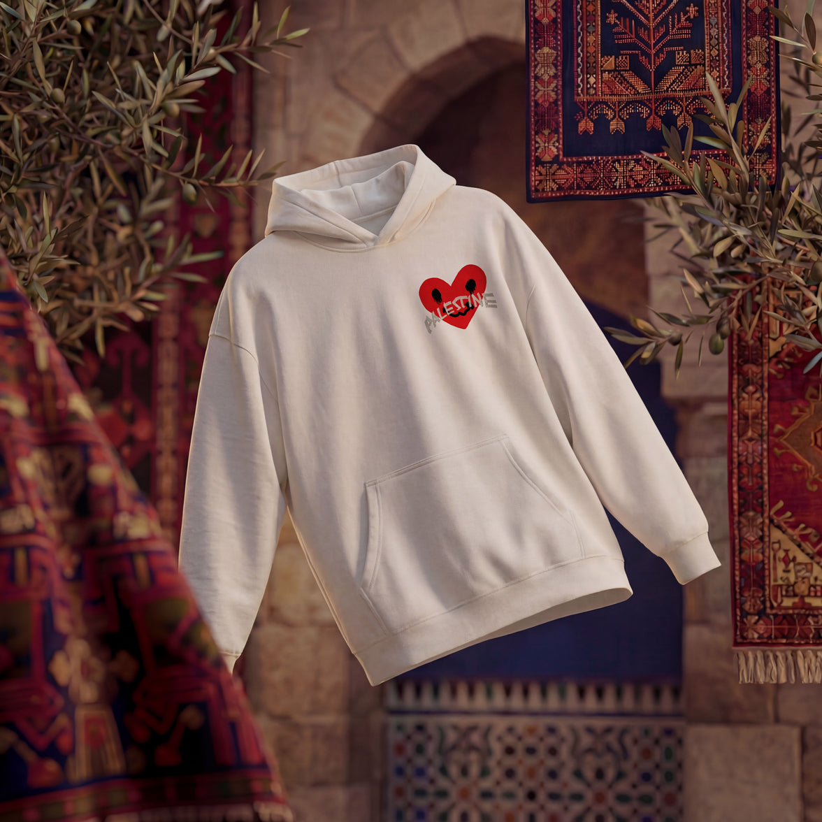 HEART BROKEN OVERSIZED HOODIE