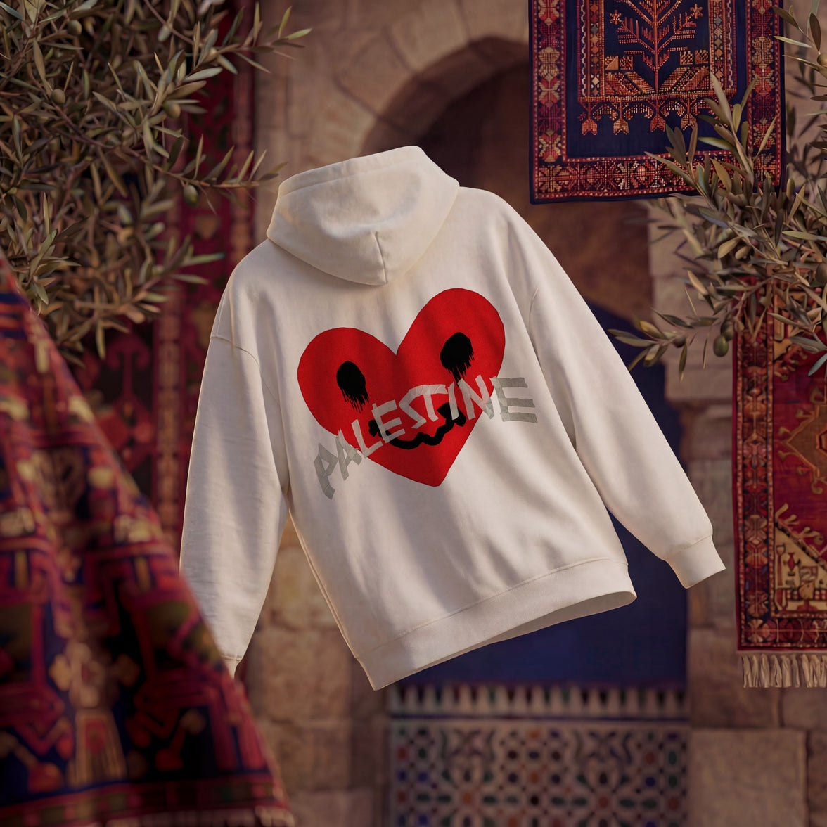 HEART BROKEN OVERSIZED HOODIE