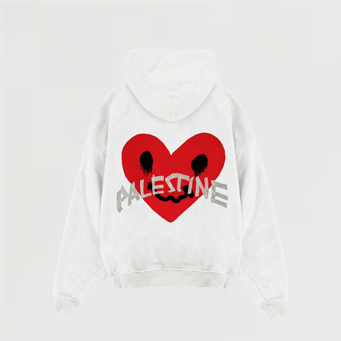 HEART BROKEN OVERSIZED HOODIE