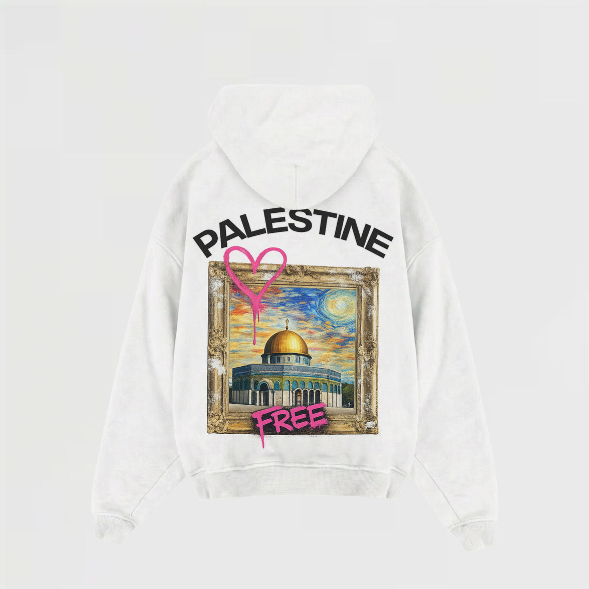 FREE PALESTINE OVERSIZED HOODIE