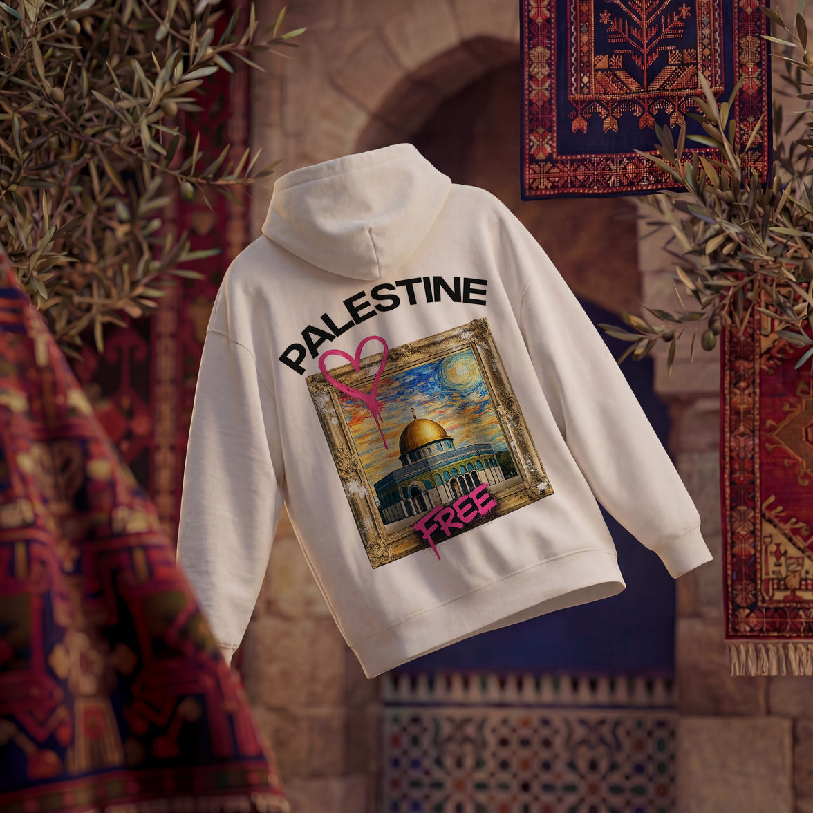 FREE PALESTINE OVERSIZED HOODIE