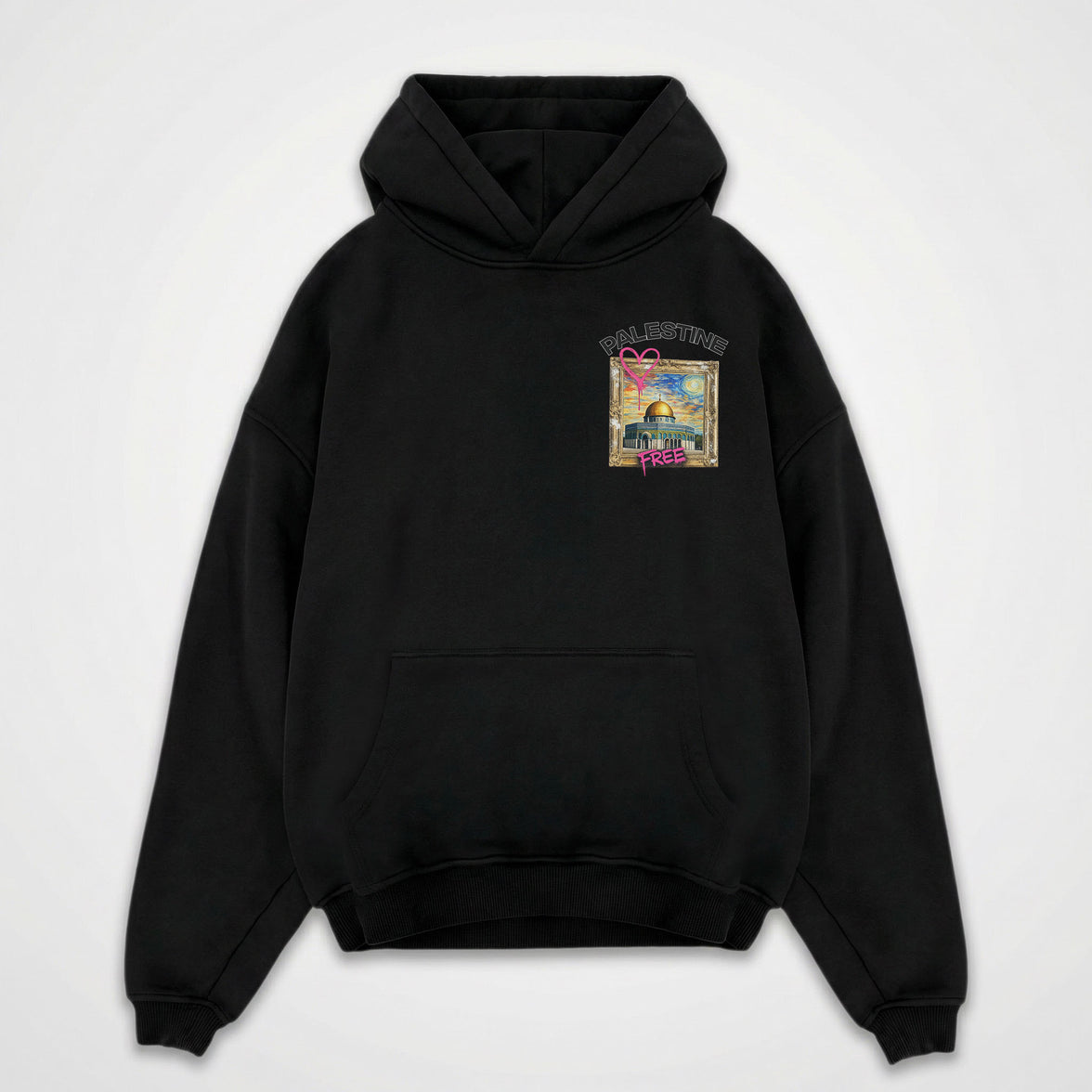 FREE PALESTINE OVERSIZED HOODIE