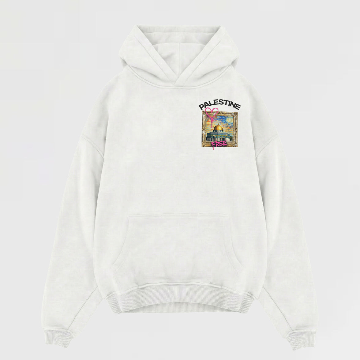 FREE PALESTINE OVERSIZED HOODIE