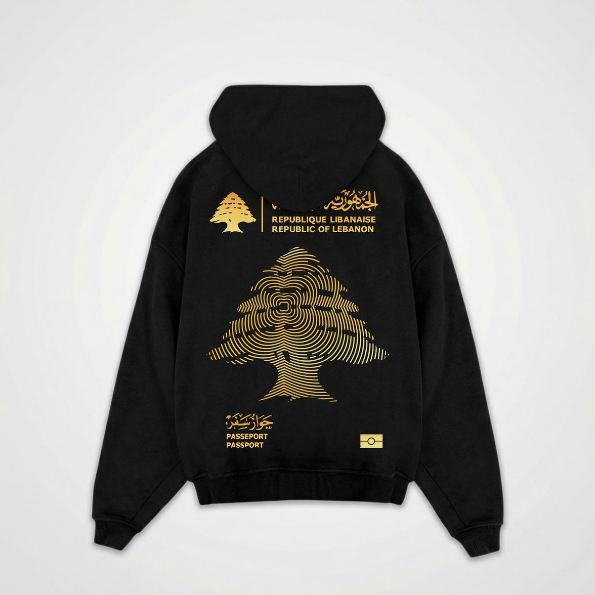 LIBAN PASSPORT OVERSIZED HOODIE