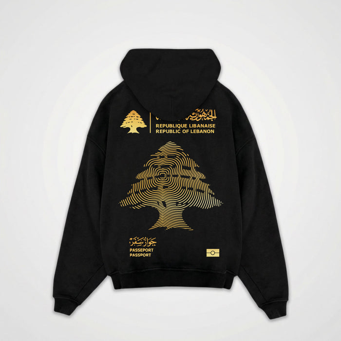 LIBAN PASSPORT OVERSIZED HOODIE
