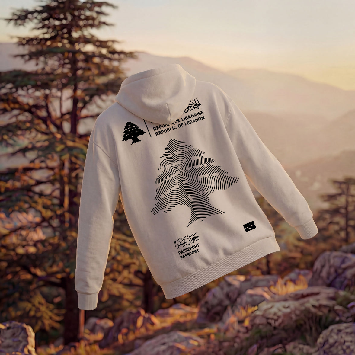 LIBAN PASSPORT 2 OVERSIZED HOODIE