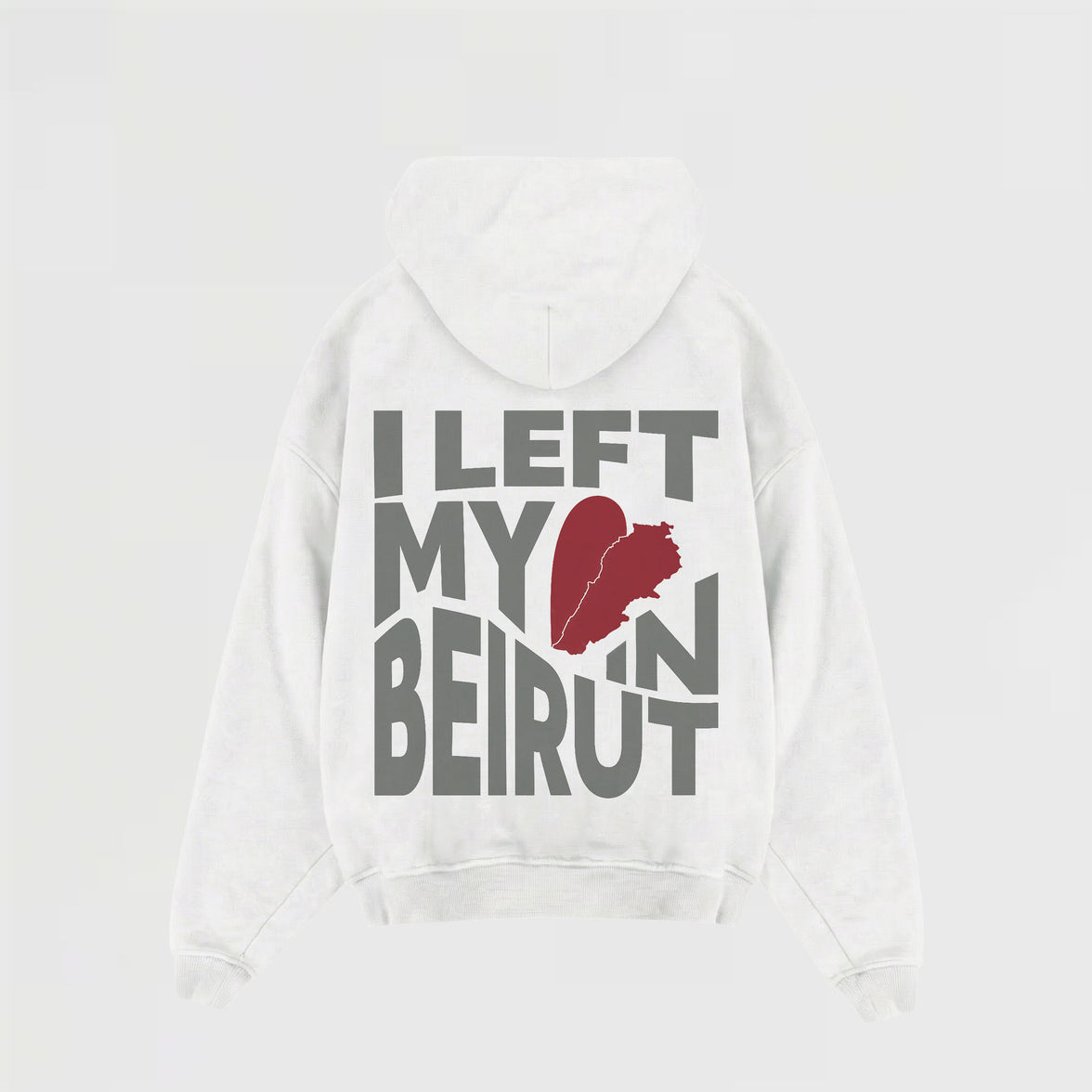 LEFT MY HEART OVERSIZED HOODIE
