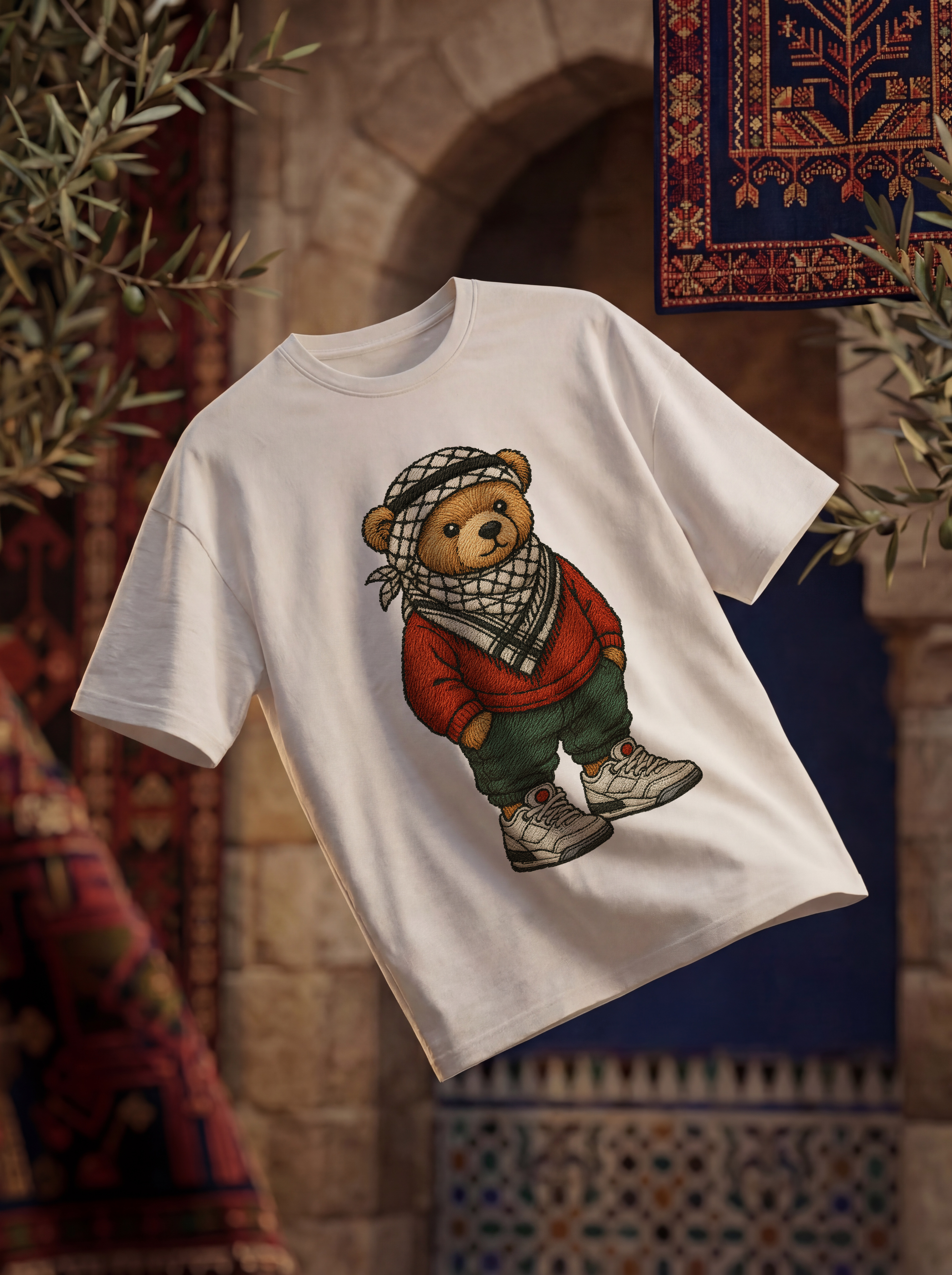 KUFFIYA TEDDY OVERSIZED T-SHIRT