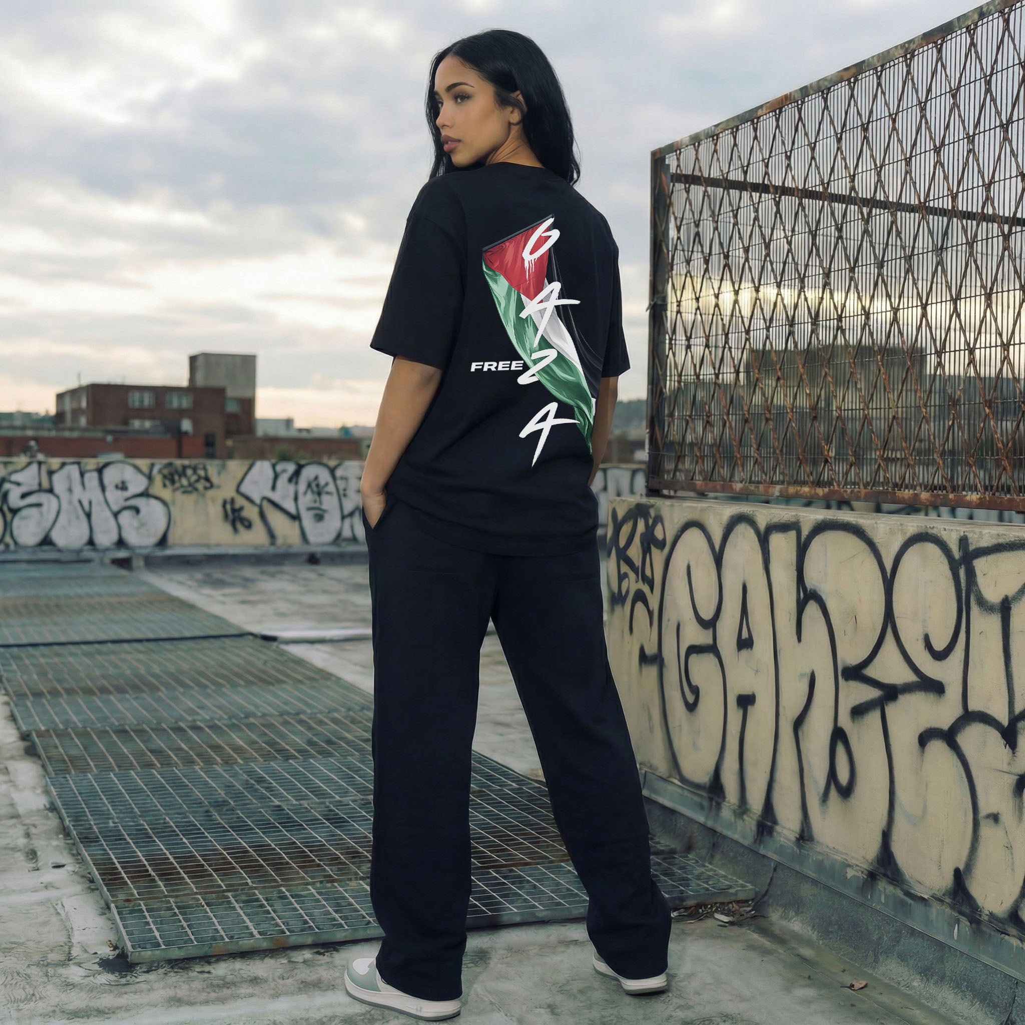 FREE GAZA OVERSIZED T-SHIRT