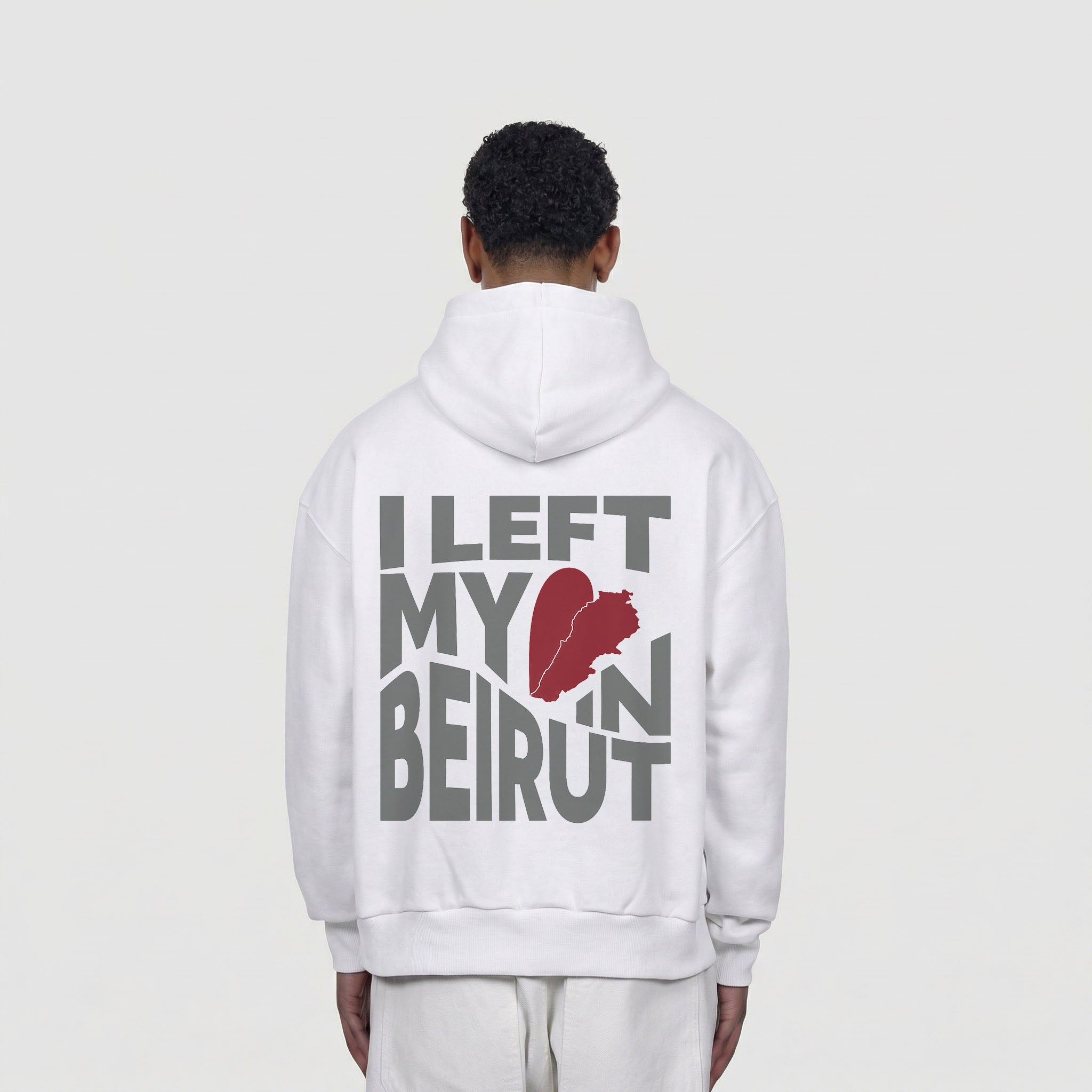 LEFT MY HEART OVERSIZED HOODIE