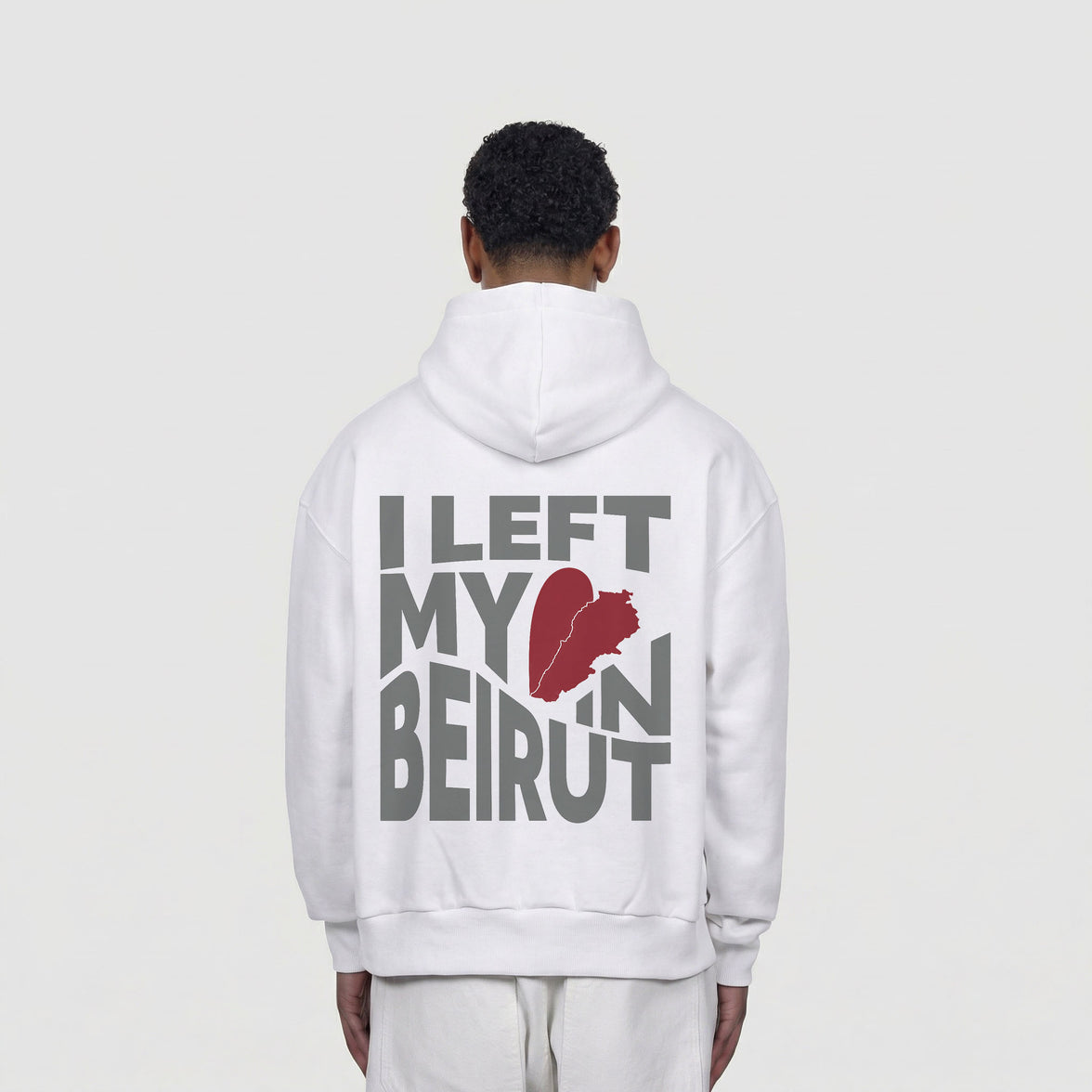 LEFT MY HEART OVERSIZED HOODIE